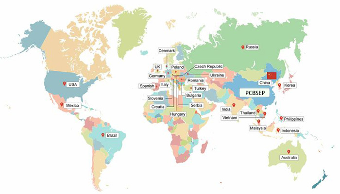 About Us 7 PCBSEP map